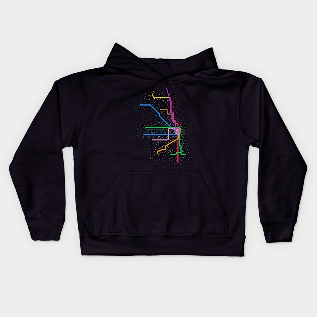 Chicago L Kids Hoodie by simplistictees